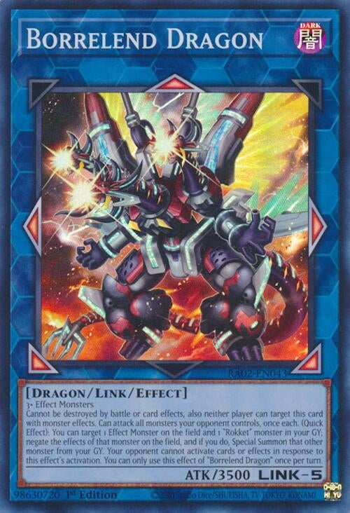 Borrelend Dragon (RA02-EN043)  Super Rare