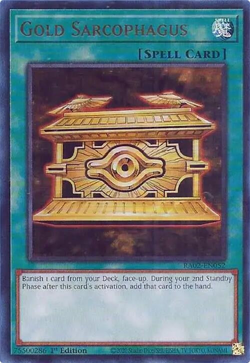 Gold Sarcophagus  (RA02-EN052)  Ultra Rare