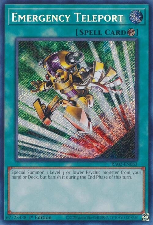 Emergency Teleport  (RA02-EN053)  Secret Rare