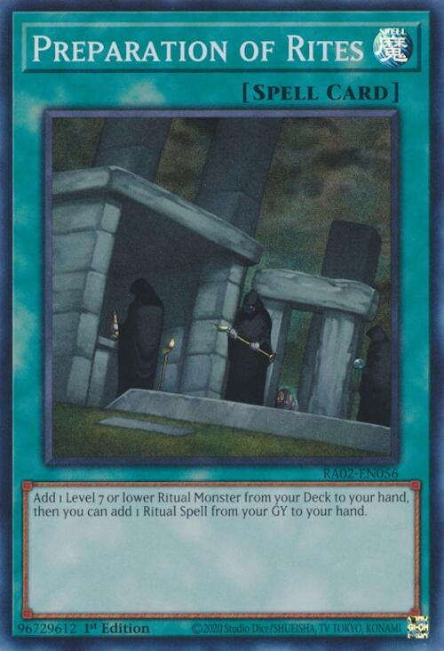 Preparation of Rites (RA02-EN056)  Super Rare