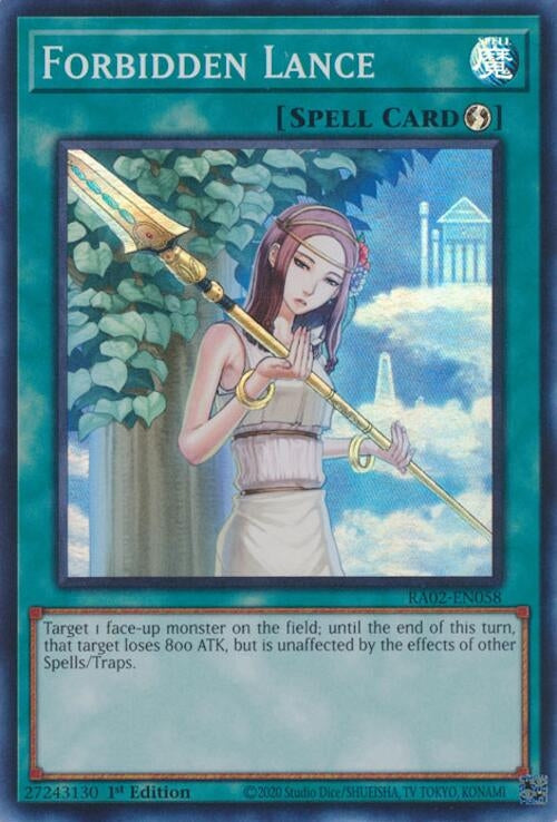 Forbidden Lance (RA02-EN058)  Super Rare