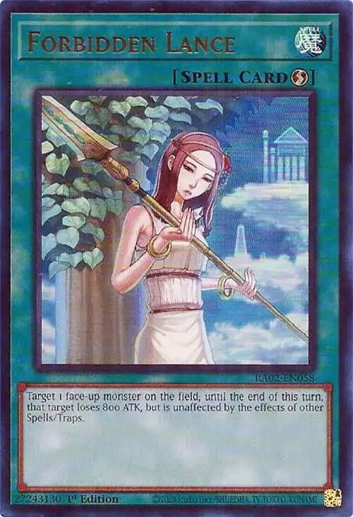 Forbidden Lance  (RA02-EN058)  Ultra Rare