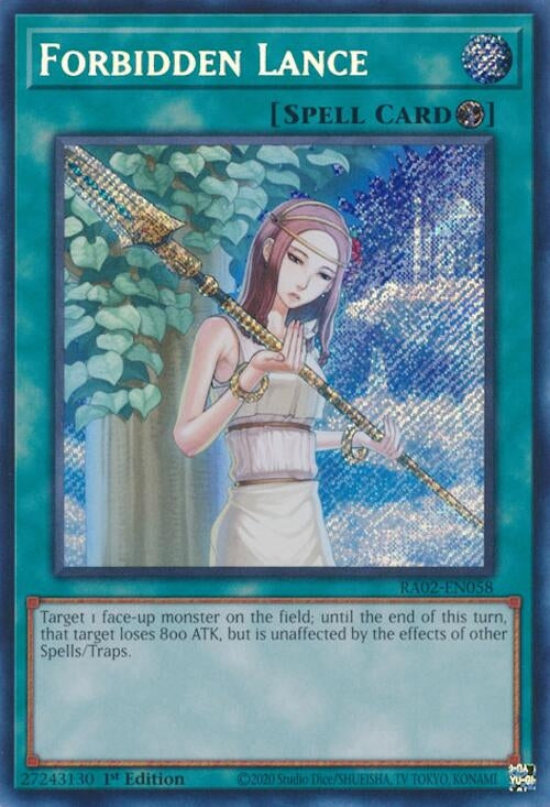 Forbidden Lance  (RA02-EN058)  Secret Rare