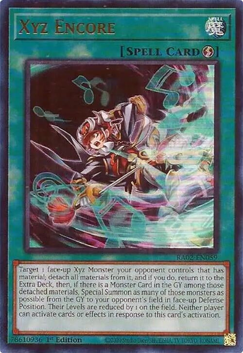 Xyz Encore (UR) (25th Anniversary Rarity Collection II)