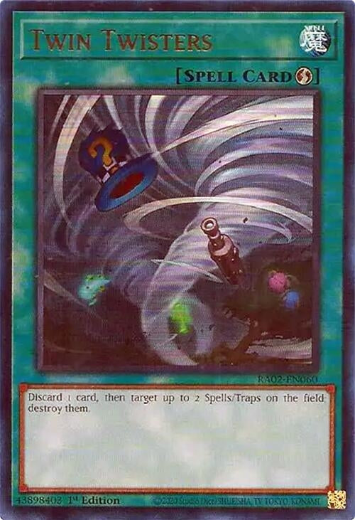 Twin Twisters  (RA02-EN060)  Ultra Rare