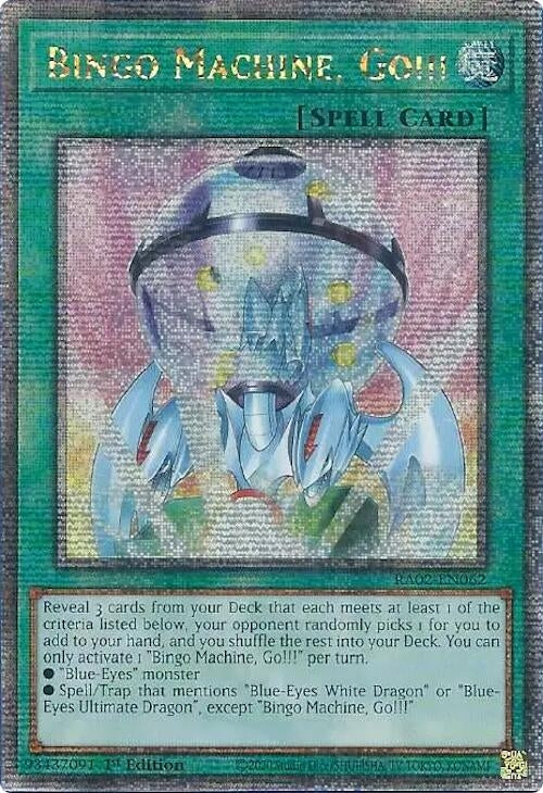 Bingo Machine, Go!!!  (RA02-EN062)  Quarter Century Secret Rare