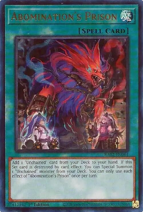 Abomination's Prison (UR) (RA02-EN064) (1st Edition)