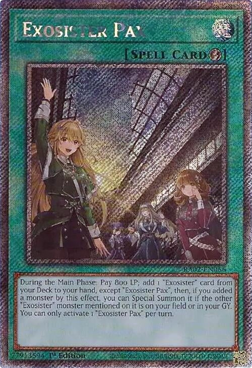 Exosister Pax  (RA02-EN066)  Platinum Secret Rare