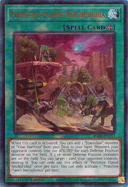 Primitive Planet Reichphobia  (RA02-EN067)  Prismatic Ultimate Rare