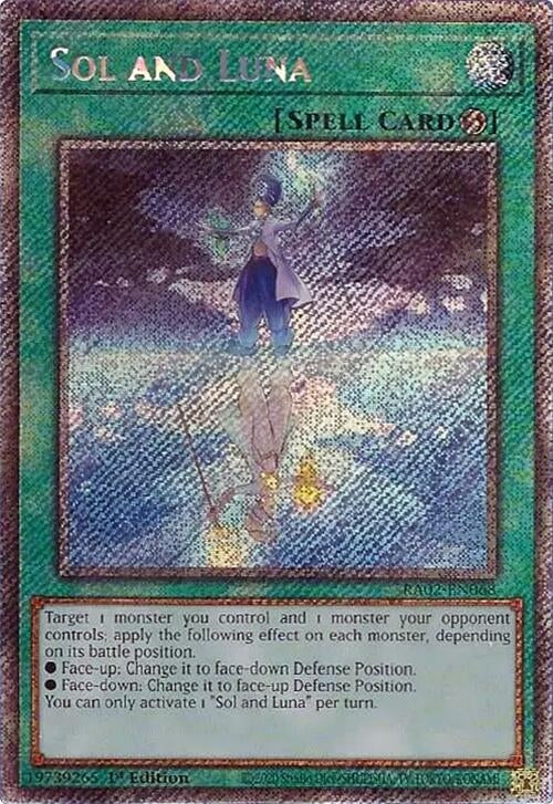 Sol and Luna  (RA02-EN068)  Platinum Secret Rare