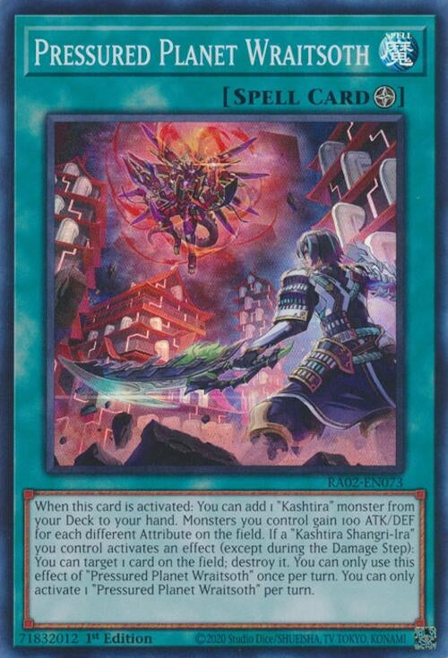 Pressured Planet Wraitsoth (RA02-EN073)  Super Rare