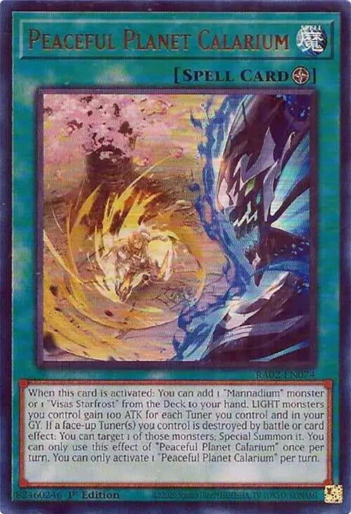 Peaceful Planet Calarium  (RA02-EN074)  Ultra Rare