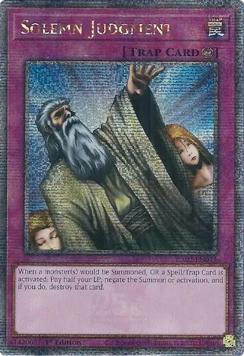 Solemn Judgment  (RA02-EN075)  Quarter Century Secret Rare