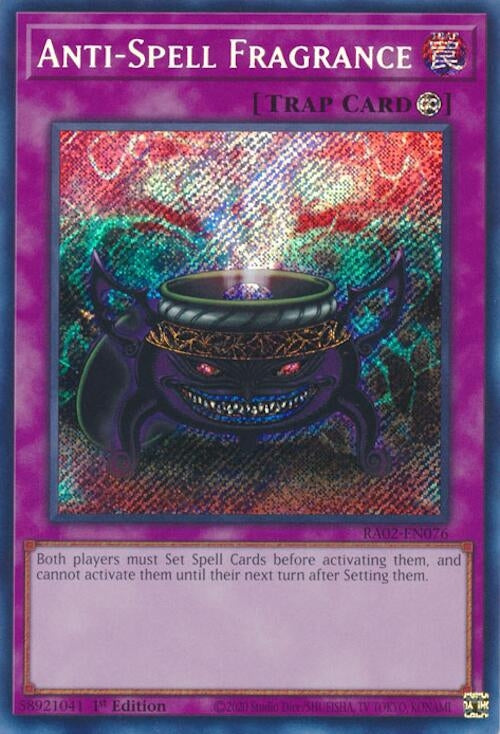 Anti-Spell Fragrance  (RA02-EN076)  Secret Rare