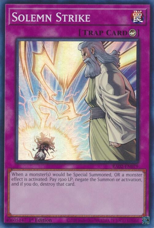 Solemn Strike (RA02-EN079)  Super Rare