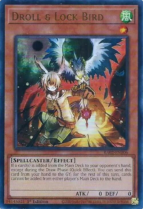 Droll & Lock Bird  (RA02-EN006)  Ultra Rare