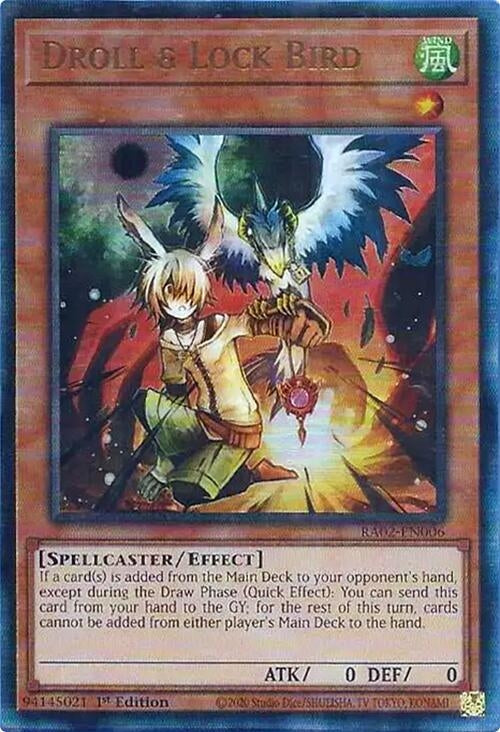 Droll & Lock Bird  (RA02-EN006)  Prismatic Ultimate Rare