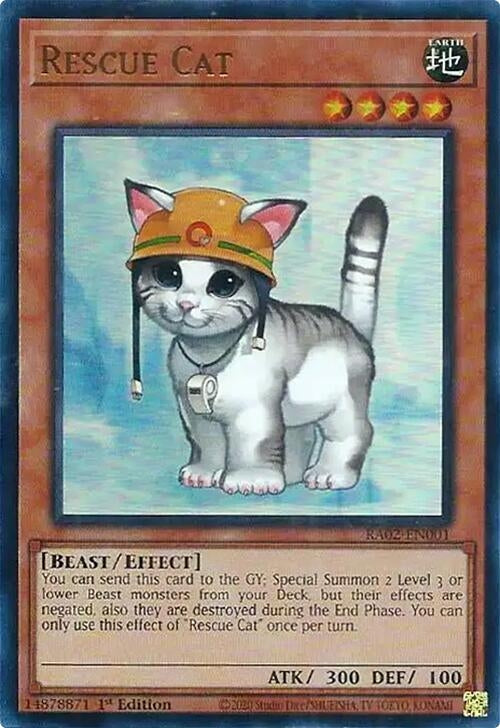 Rescue Cat  (RA02-EN001)  Ultra Rare