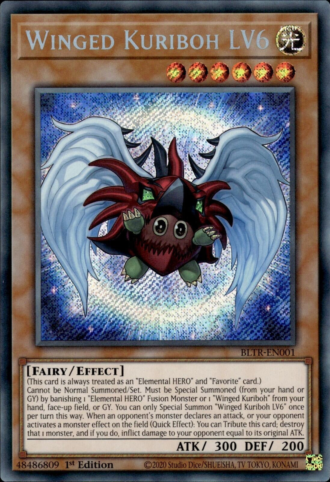 Winged Kuriboh LV6 (BLTR-EN001)  Secret Rare