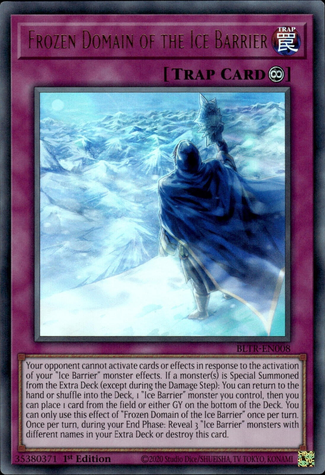 Frozen Domain of the Ice Barrier (BLTR-EN008)  Ultra Rare