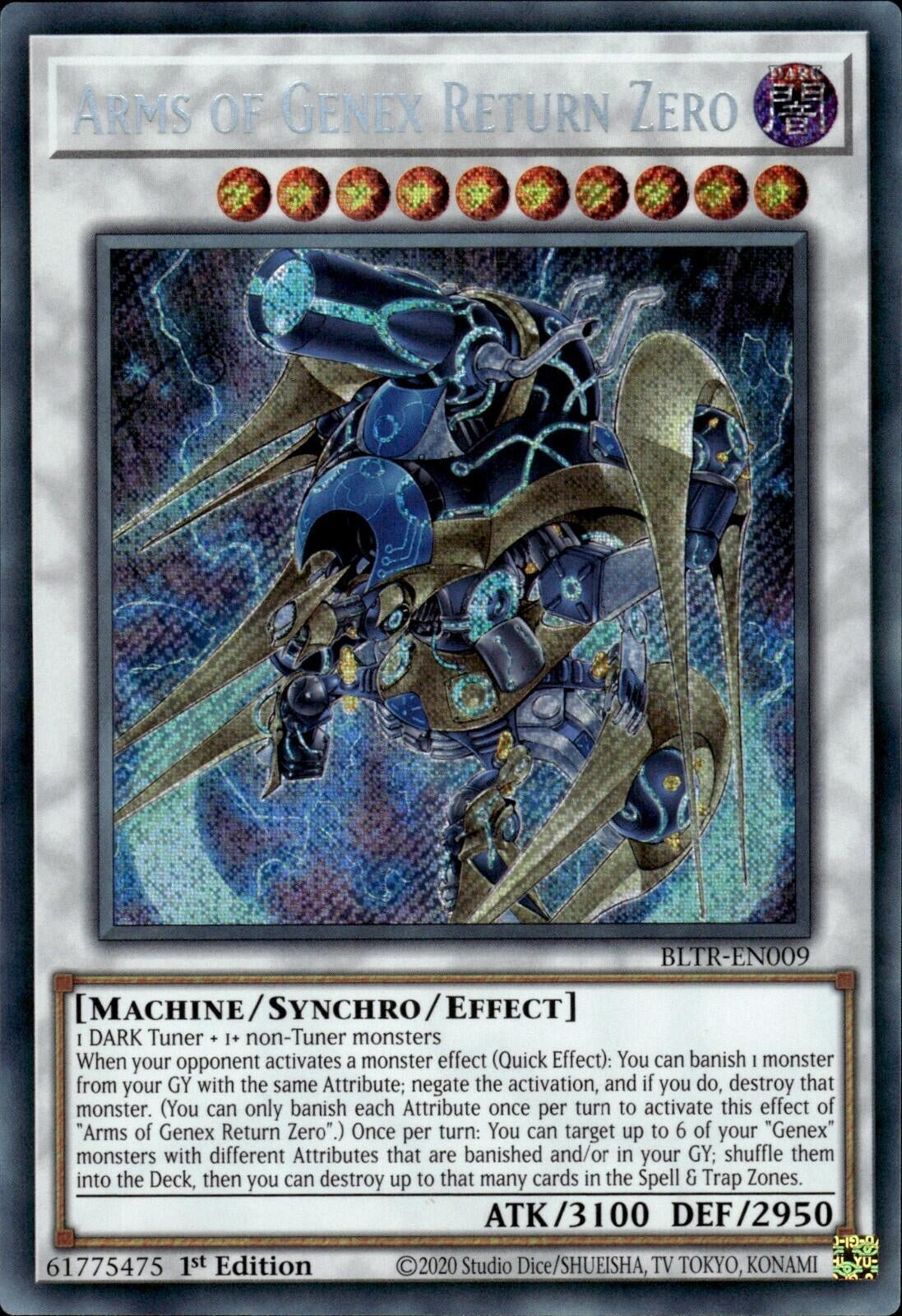 Arms of Genex Return Zero (BLTR-EN009)  Secret Rare