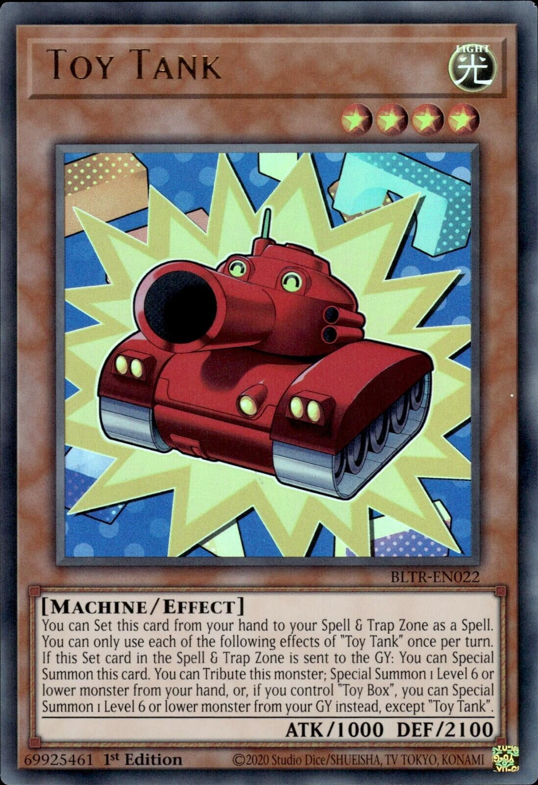 Toy Tank (BLTR-EN022)  Ultra Rare
