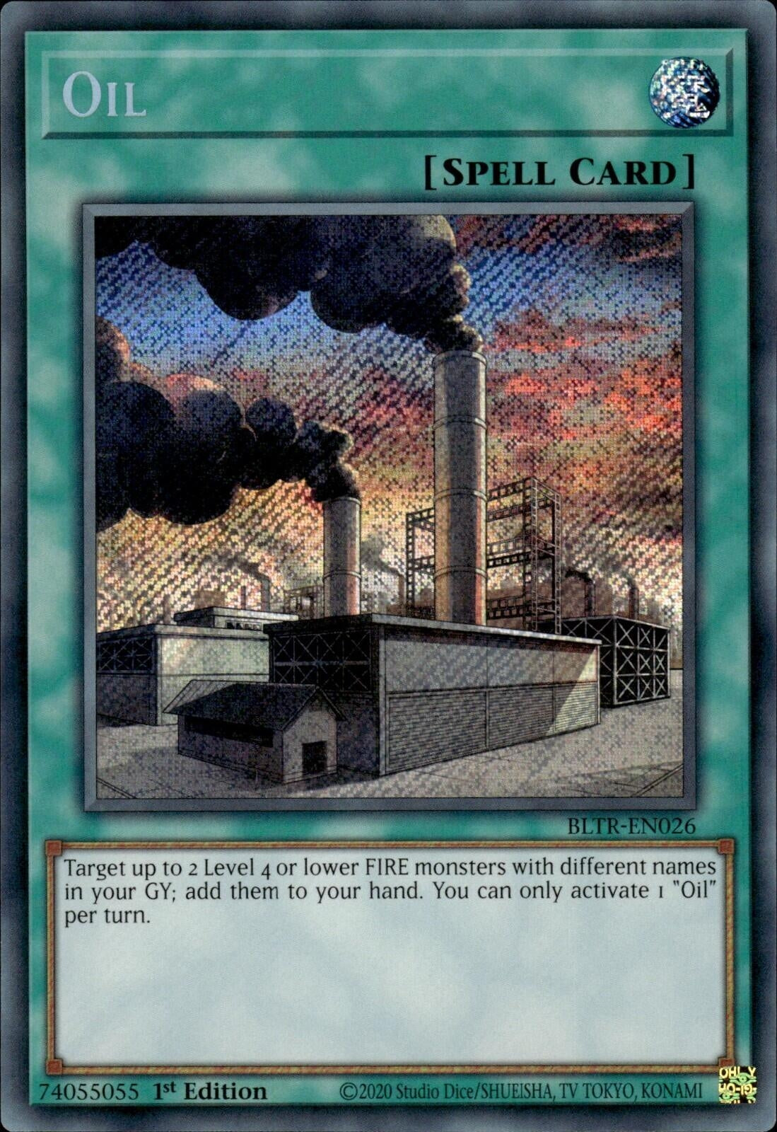 Oil (BLTR-EN026)  Secret Rare