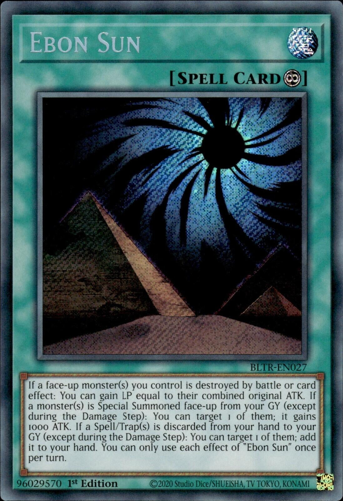 Ebon Sun (BLTR-EN027)  Secret Rare