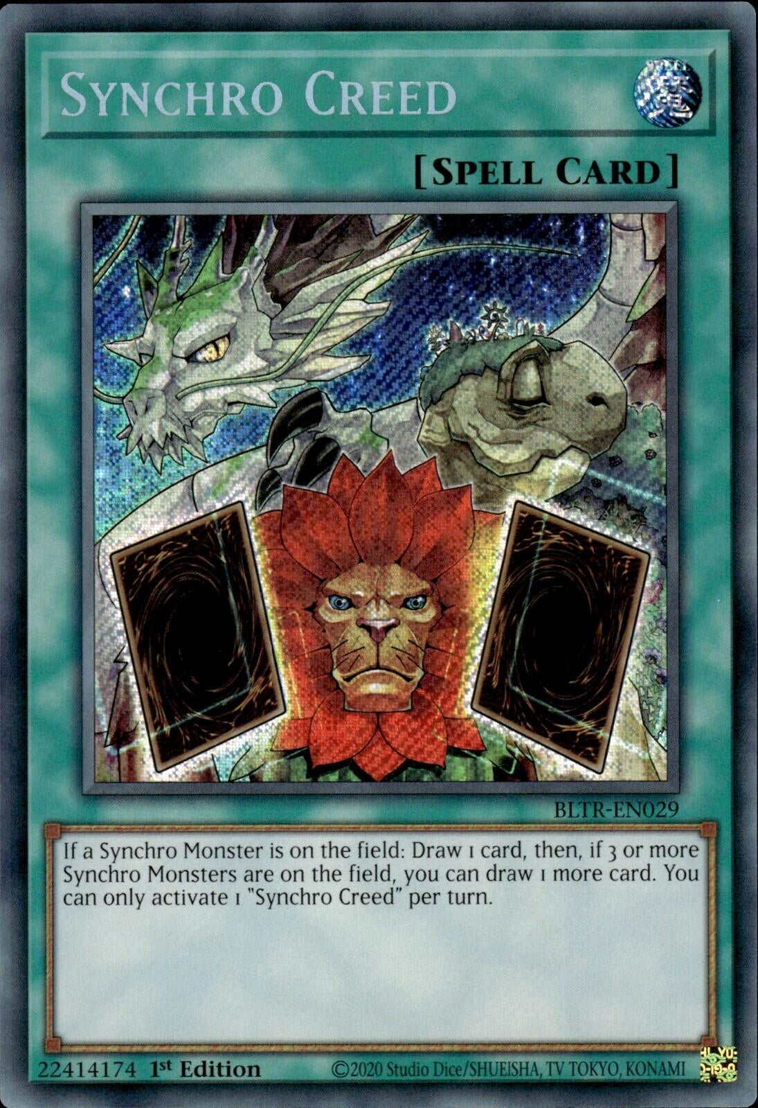 Synchro Creed (BLTR-EN029)  Secret Rare