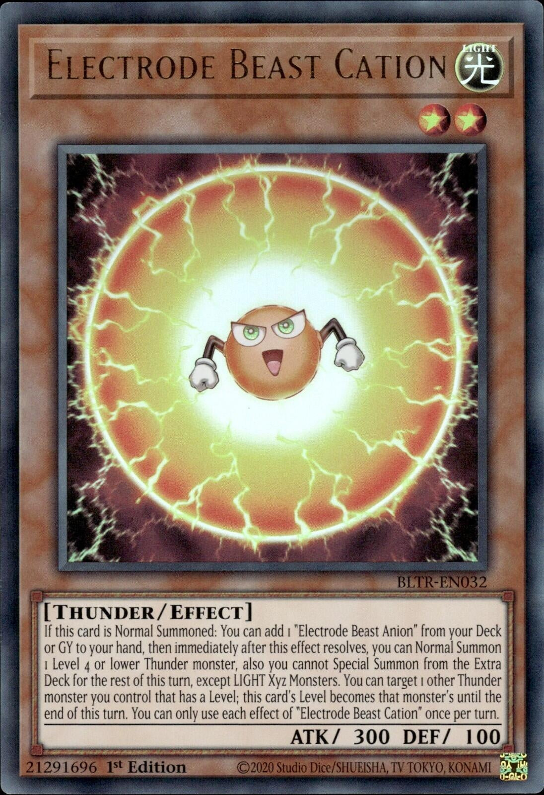 Electrode Beast Cation (BLTR-EN032)  Ultra Rare