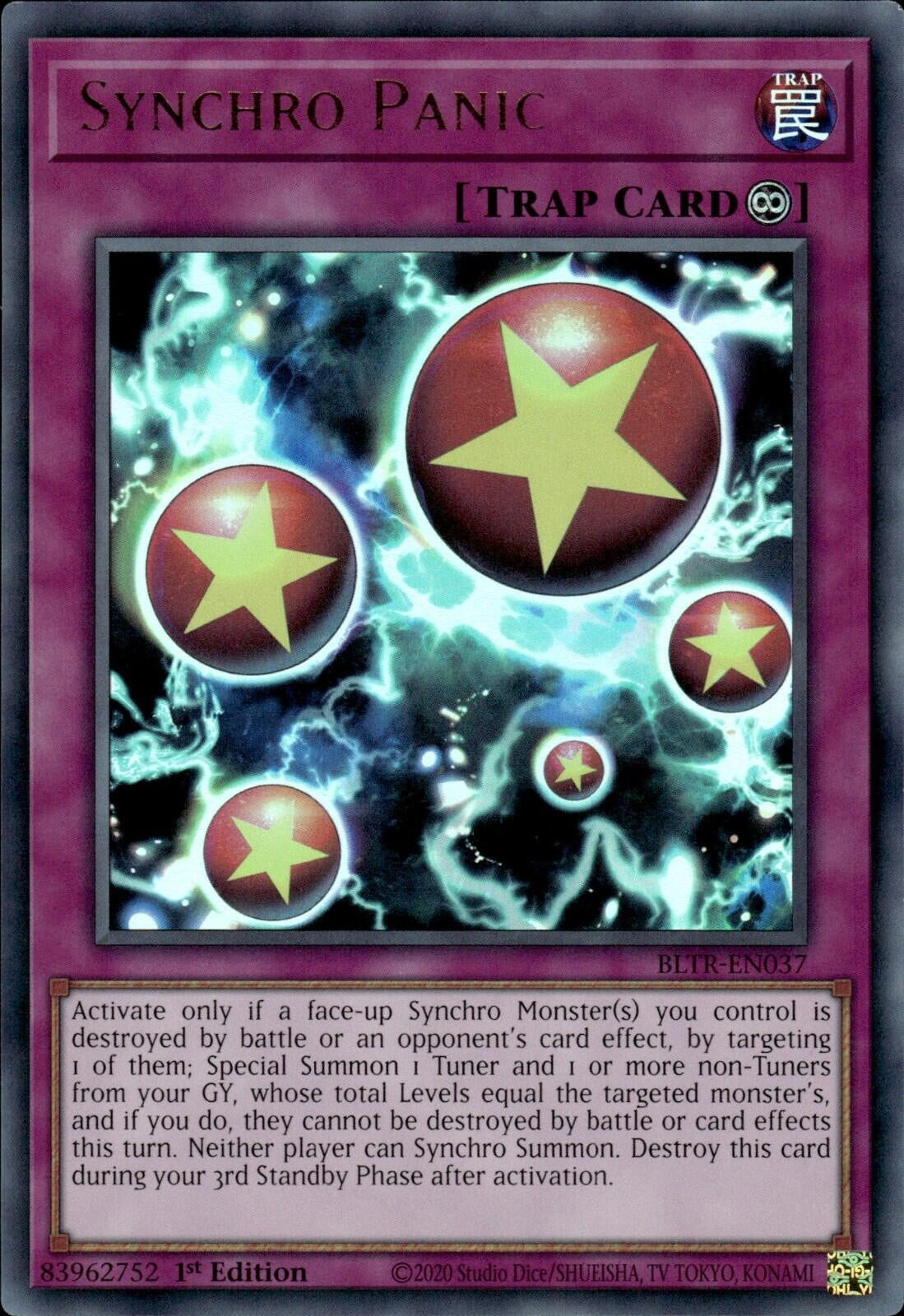 Synchro Panic (BLTR-EN037)  Ultra Rare