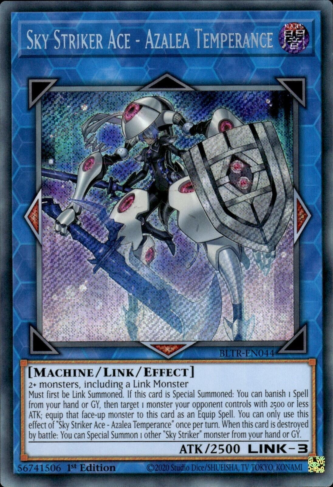 Sky Striker Ace - Azalea Temperance (BLTR-EN044)  Secret Rare