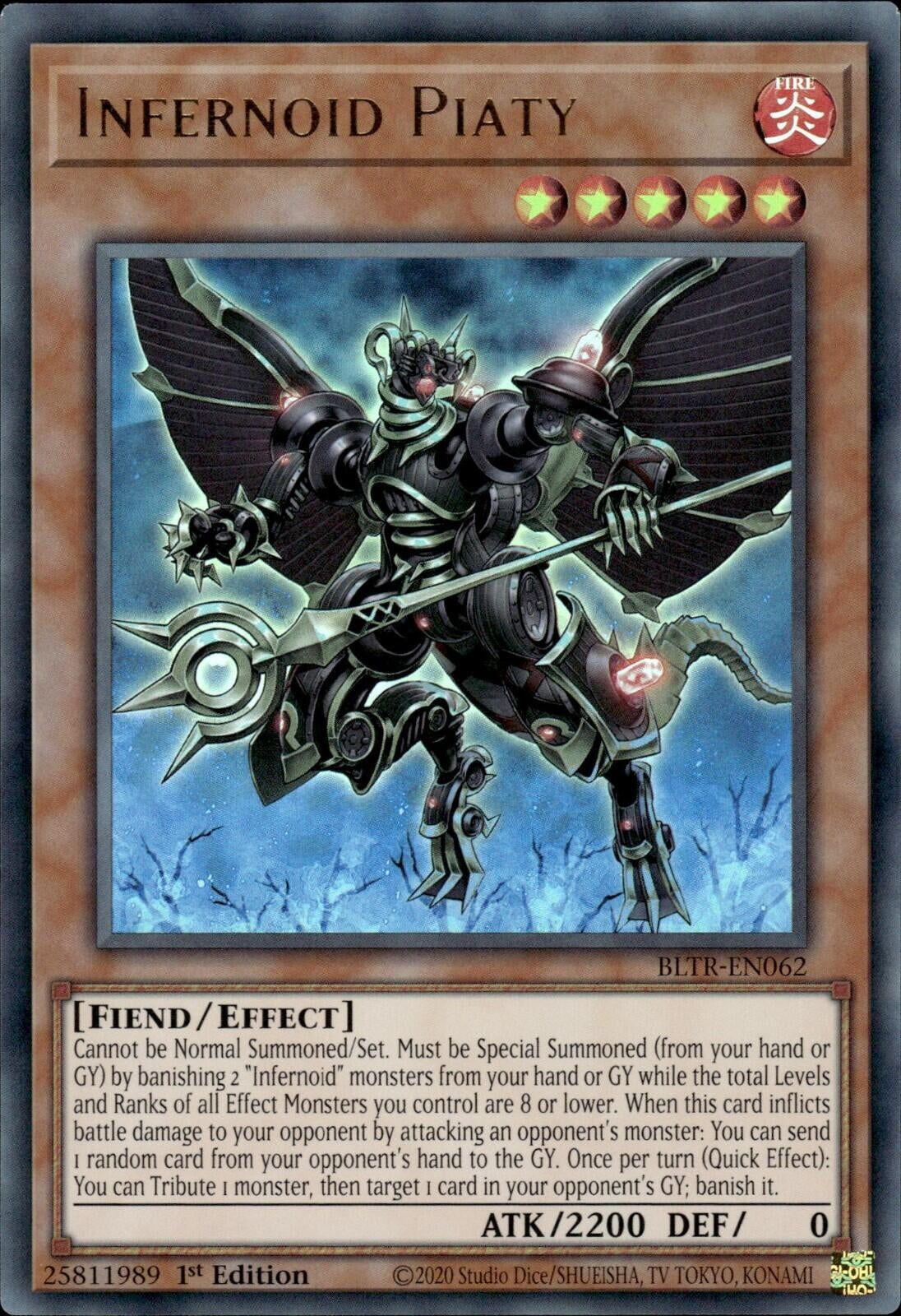 Infernoid Piaty (BLTR-EN062)  Ultra Rare