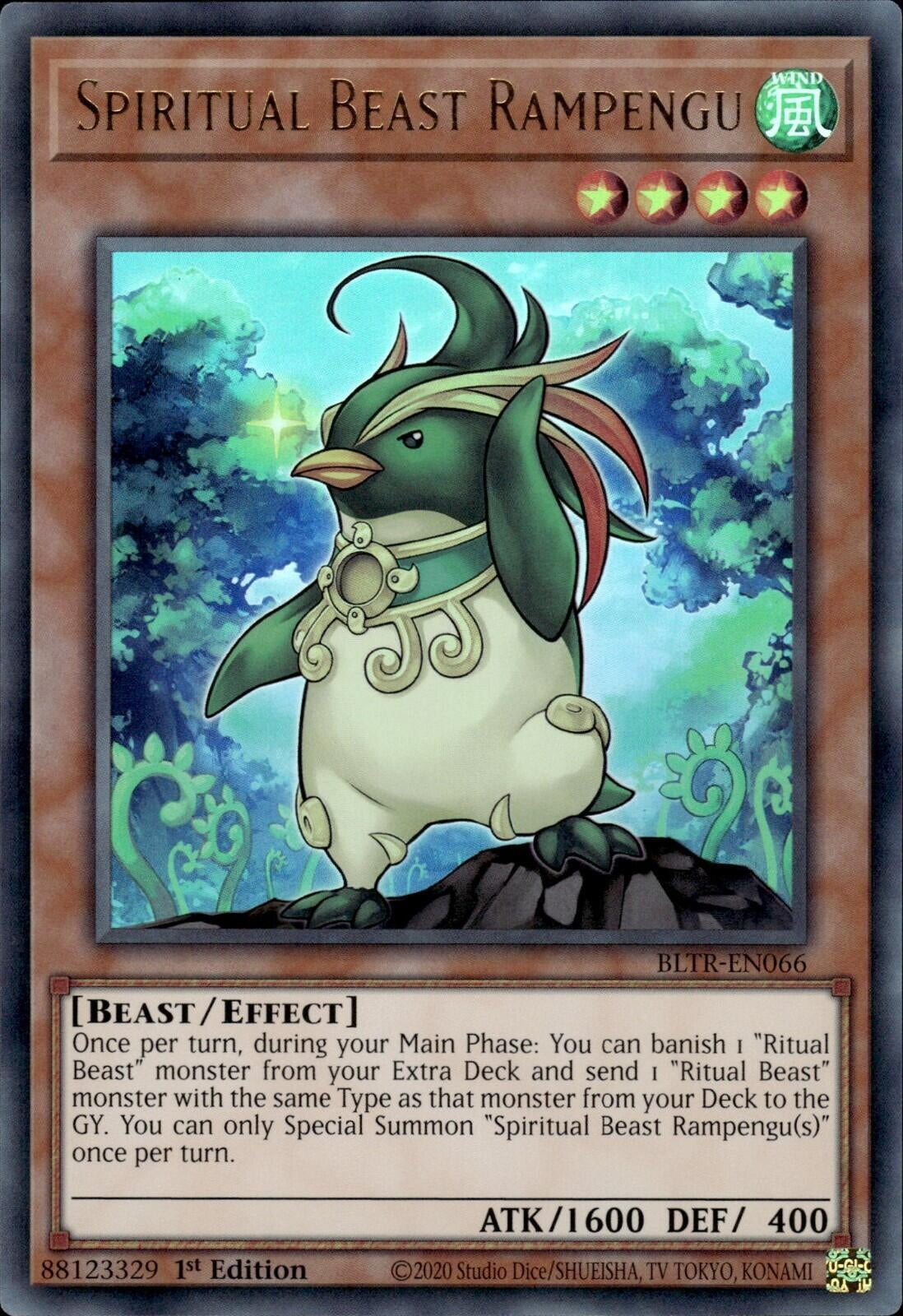 Spiritual Beast Rampengu (BLTR-EN066)  Ultra Rare
