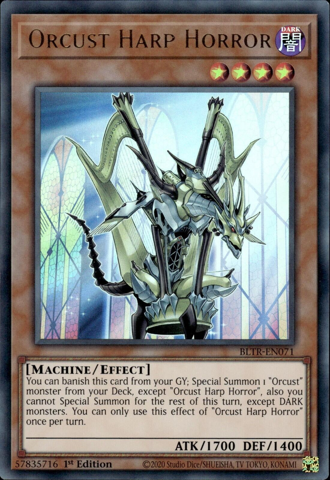 Orcust Harp Horror (BLTR-EN071)  Ultra Rare