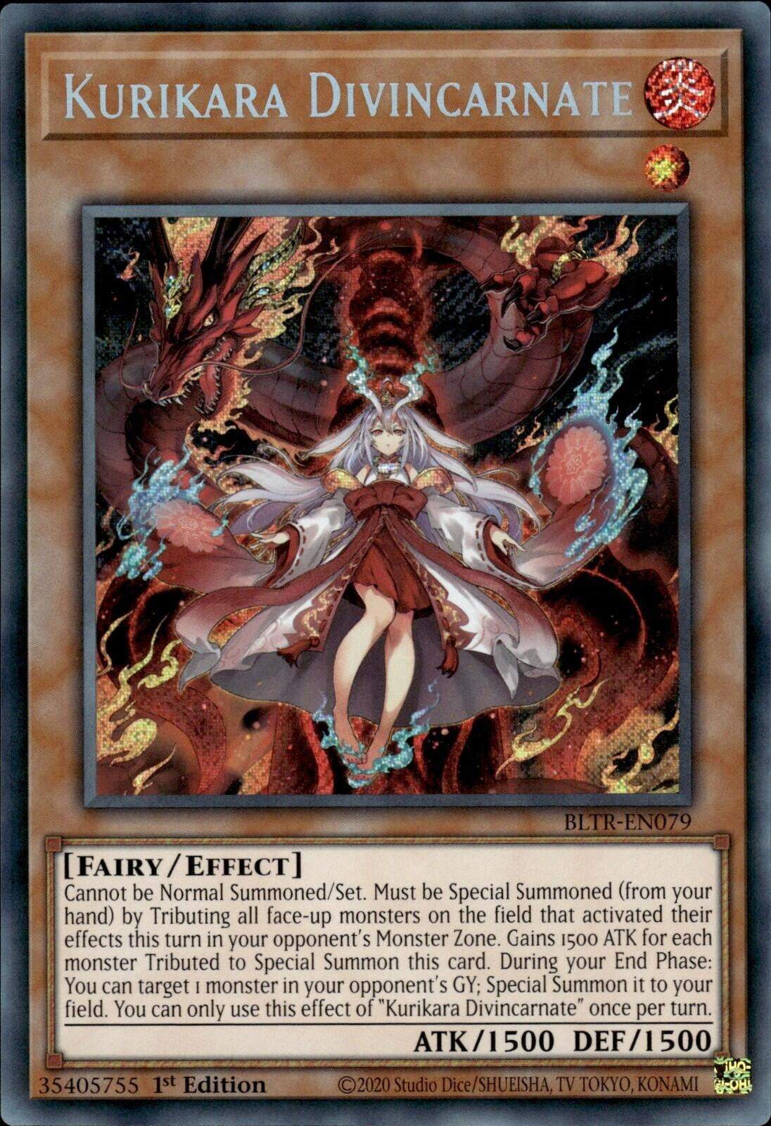 Kurikara Divincarnate (BLTR-EN079)  Secret Rare