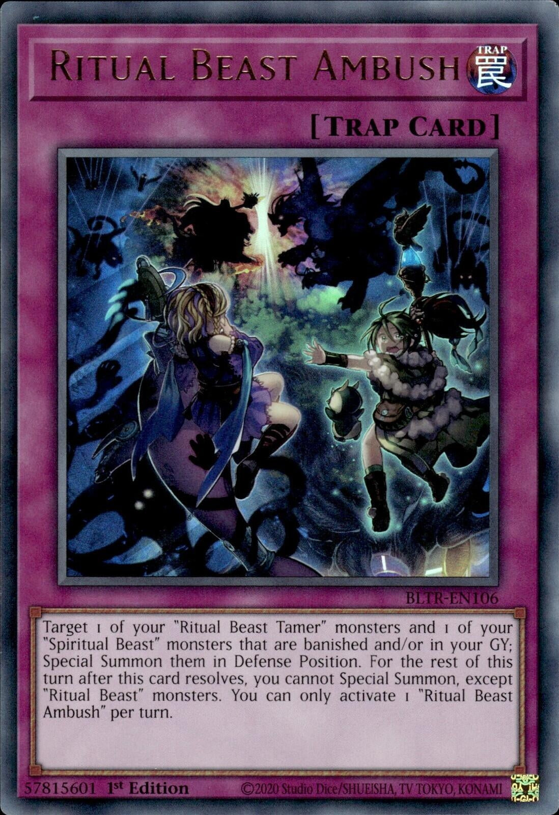 Ritual Beast Ambush (BLTR-EN106)  Ultra Rare