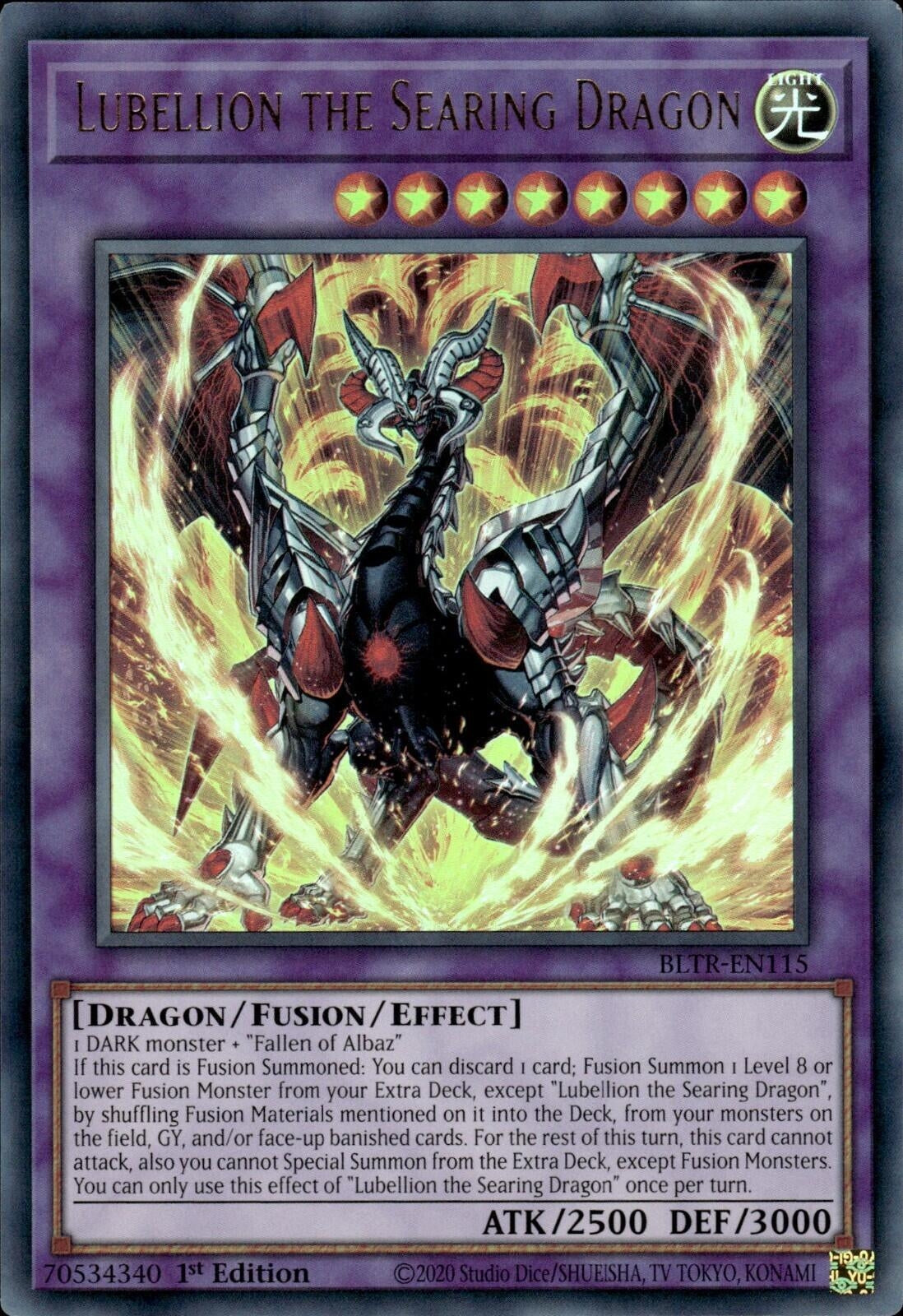 Lubellion the Searing Dragon (BLTR-EN115)  Ultra Rare