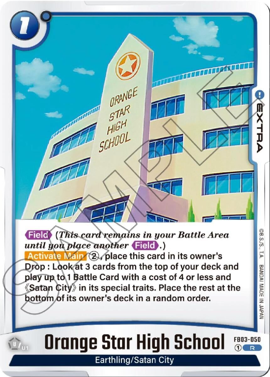 (FB03-050) Orange Star High School - Rare