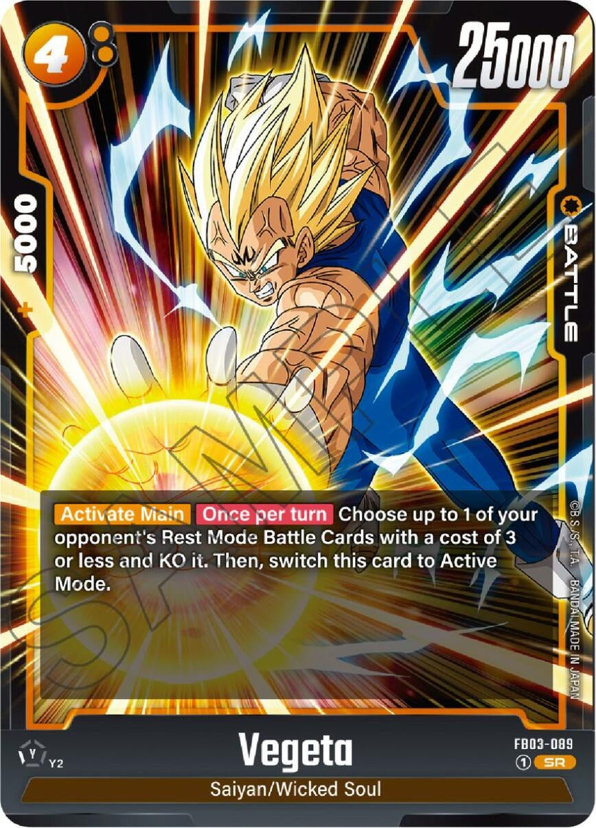 (FB03-089) Vegeta - Super Rare