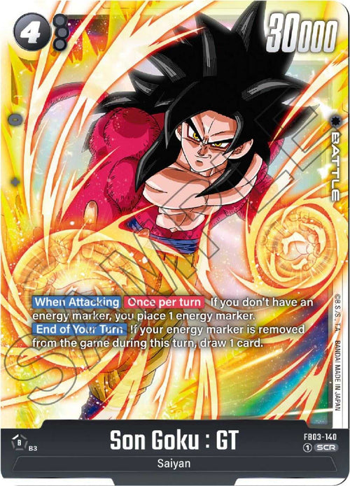 (FB03-140) Son Goku : GT - Secret Rare