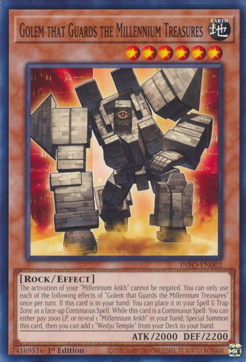 Golem that Guards the Millennium Treasures (INFO-EN002)  Common