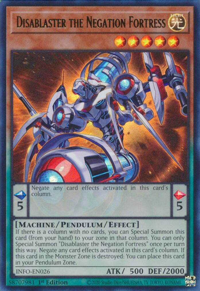 Disablaster the Negation Fortress (INFO-EN026)  Ultra Rare