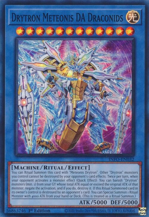 Drytron Meteonis DA Draconids (INFO-EN032)  Super Rare