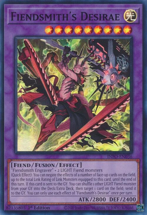 Fiendsmith's Desirae (INFO-EN036)  Super Rare