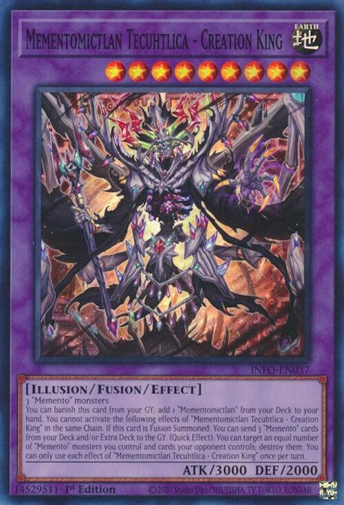 Mementomictlan Tecuhtlica - Creation King (INFO-EN037)  Super Rare