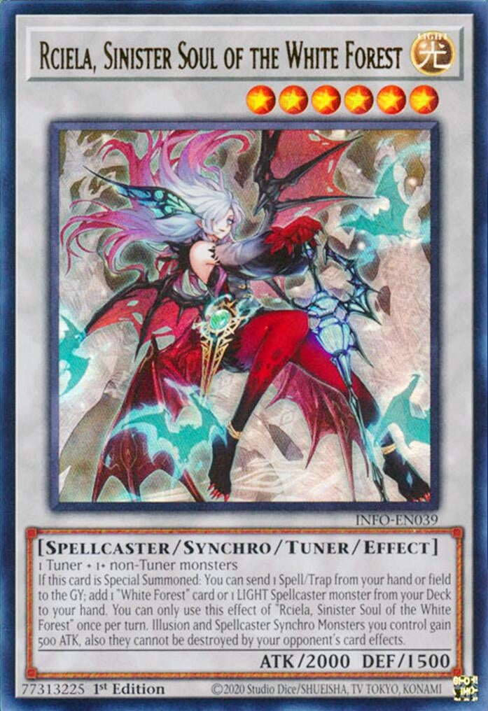 Rciela, Sinister Soul of the White Forest (INFO-EN039)  Ultra Rare