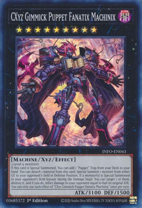 CXyz Gimmick Puppet Fanatix Machinix (INFO-EN043)  Super Rare