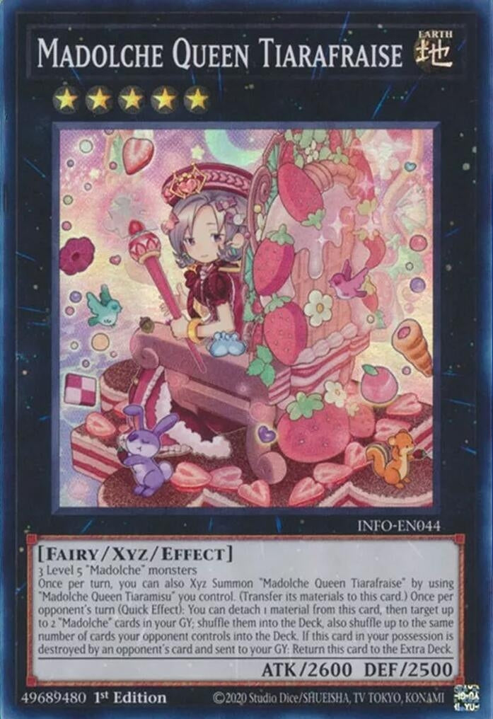 Madolche Queen Tiarafraise (INFO-EN044)  Super Rare