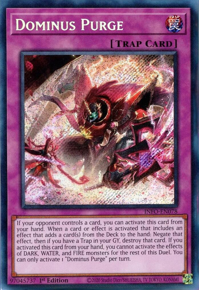 Dominus Purge (INFO-EN078)  Secret Rare
